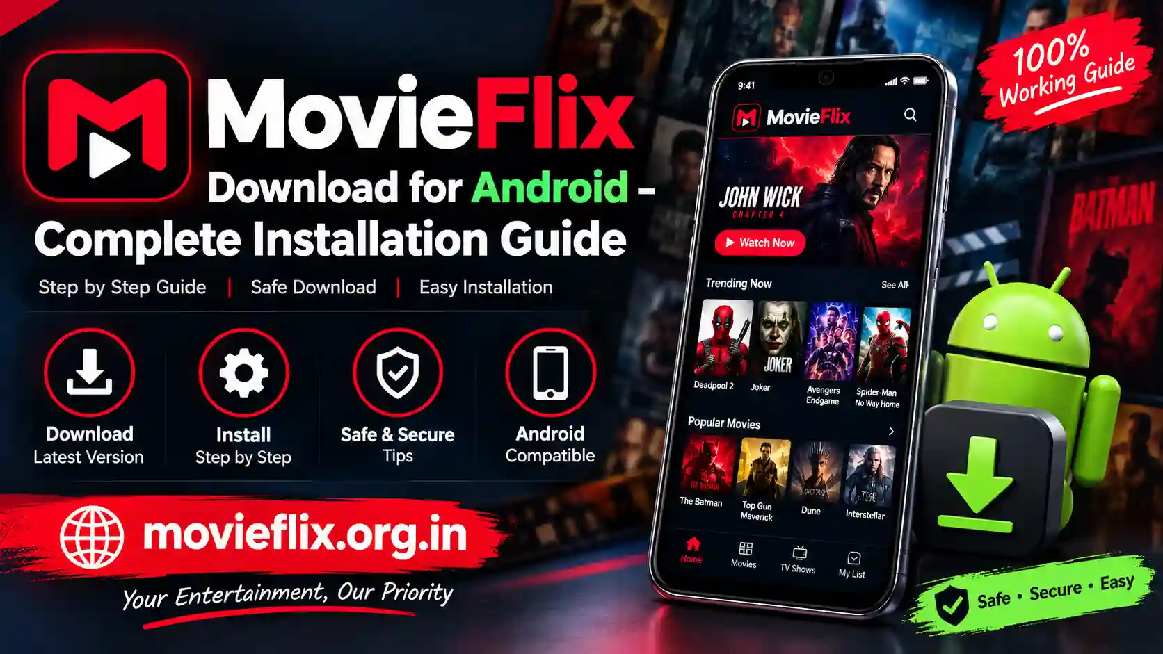 MovieFlix Download for Android